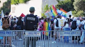 מצעד הגאווה בירושלים, צילום: משטרת ישראל